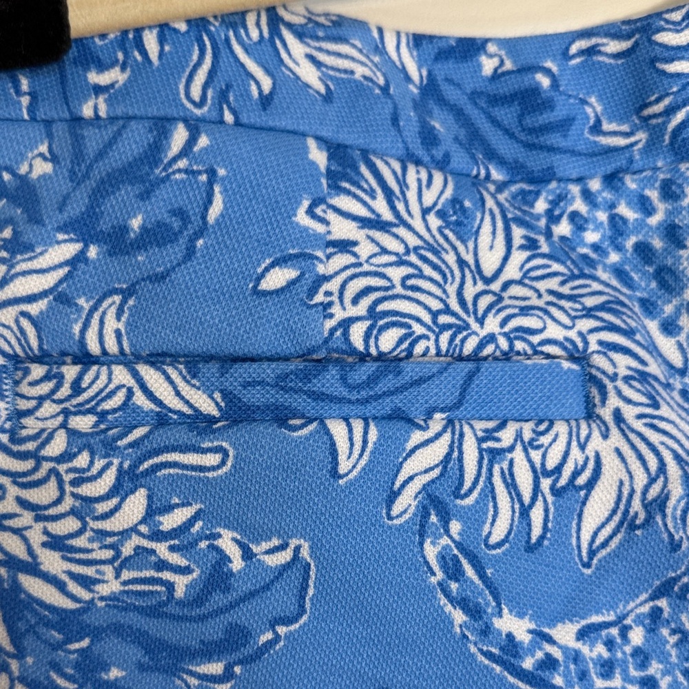 Lilly Pulitzer Blue and White Buttercup knit shorts. NWT. - Picture 6 of 6